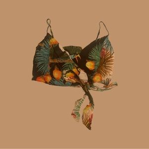 FARM Rio toucan crop top.